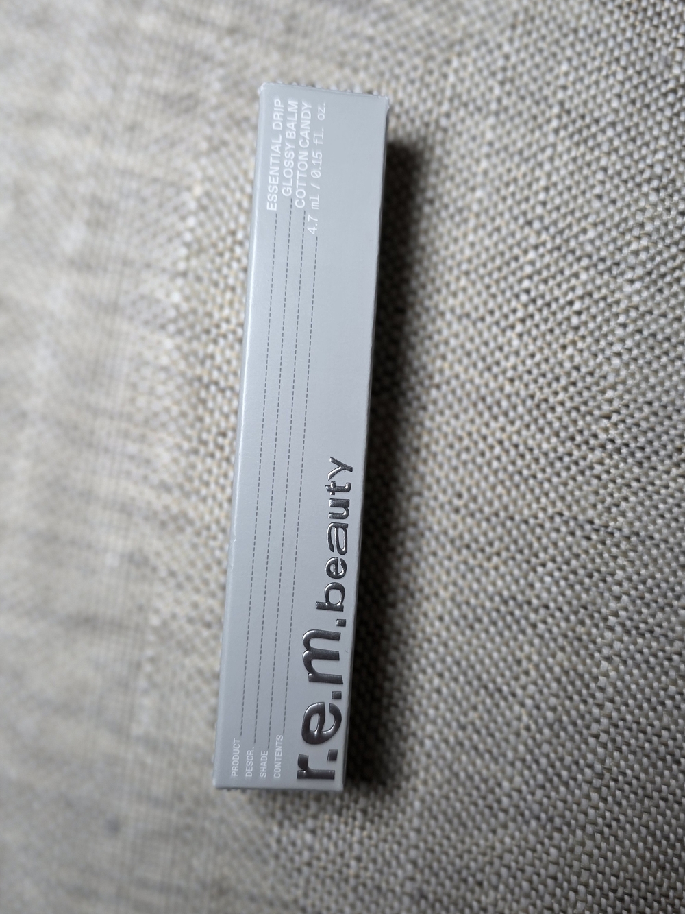 re.m. beauty Glossy Balm - White Packaging